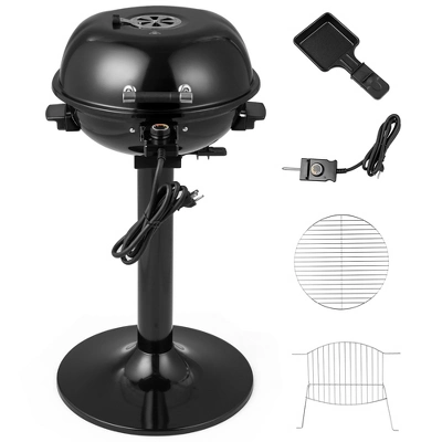 Costway 1600W Electric BBQ Grill With Warming Rack, Temperature Control & Grease Collector 10 Costway 1600W Electric BBQ Grill With Warming Rack, Temperature Control & Grease Collector - Image 10