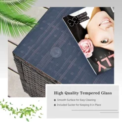 Costway 6PCS Patio Rattan Furniture Set Cushioned Sofa Coffee Table Garden 18 Costway 6PCS Patio Rattan Furniture Set Cushioned Sofa Coffee Table Garden -Costway GUEST e06cae5d b7b4 40cd b6a0 3cac4de856b4