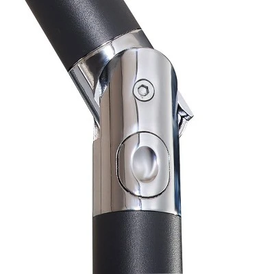 Costway 9FT Patio Solar Umbrella LED Patio Market Steel Tilt W/ Crank Outdoor 7 Costway 9FT Patio Solar Umbrella LED Patio Market Steel Tilt W/ Crank Outdoor - Image 7