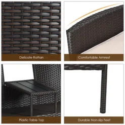 Costway Patented Patio Rattan Chat Set Loveseat Sofa Table Chairs Conversation Cushioned 13 Costway Patented Patio Rattan Chat Set Loveseat Sofa Table Chairs Conversation Cushioned -Costway GUEST e2e5338b 66b8 4f3c 9d9b 432f5cda0fc1