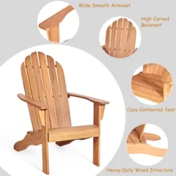 Costway 3PCS Patio Adirondack Chair Table Set Garden Deck Furniture 11 Costway 3PCS Patio Adirondack Chair Table Set Garden Deck Furniture -Costway GUEST e34e410b 895c 479c b26b 7f2cd3e0473e
