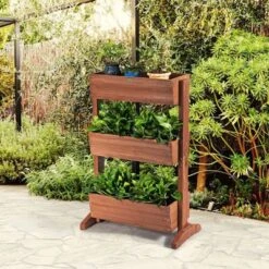 3-Tier Raised Garden Bed Vertical Freestanding Elevated Planter Patio Balcony -Costway GUEST e3cb69e6 515c 413d 8d6f bb6d2a31e874