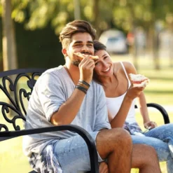 Costway 50'' Patio Park Garden Bench Porch Chair Steel Frame Cast Iron Backrest 9 Costway 50'' Patio Park Garden Bench Porch Chair Steel Frame Cast Iron Backrest -Costway GUEST e4cfc775 b038 482e 9f04 5bb4426def6e