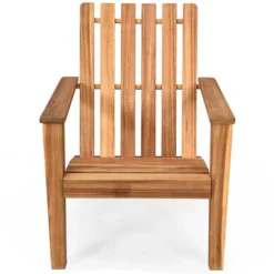 Costway 2PCS Patio Acacia Wood Adirondack Chair Lounge Armchair Durable Outdoor Garden -Costway GUEST e4ff3012 baff 41e5 8778 afd6065c89a1
