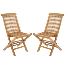 Costway 2 PCS Patio Folding Chair Teak High Back Dining Slatted Seat Portable Outdoor 15 Costway 2 PCS Patio Folding Chair Teak High Back Dining Slatted Seat Portable Outdoor -Costway GUEST e82fb14a c366 4356 b283 2ef14cb30e74