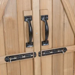 Costway Garden Outdoor Wooden Storage Shed Cabinet Double Doors Fir Wood Lockers 10 Costway Garden Outdoor Wooden Storage Shed Cabinet Double Doors Fir Wood Lockers -Costway GUEST e8d3679a bde1 4183 a15f 1a47cf7f642a