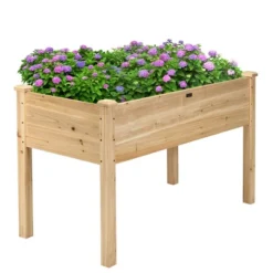 Costway Wooden Raised Vegetable Garden Bed Elevated Grow Vegetable Planter 16 Costway Wooden Raised Vegetable Garden Bed Elevated Grow Vegetable Planter -Costway GUEST e8f19a05 9273 4b41 9993 af13fc62d9ea