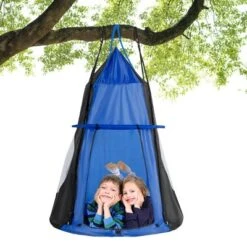 Costway 40'' Kids Hanging Chair Swing Tent Set Hammock Nest Pod Seat 22 Costway 40'' Kids Hanging Chair Swing Tent Set Hammock Nest Pod Seat -Costway GUEST ebfc6d92 0a1a 4d5d 83f6 9fbfee836f13