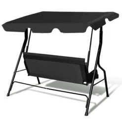 Costway Patio 3 Seats Canopy Swing Glider Hammock Cushioned Steel Frame Outdoor -Costway GUEST ec297891 9bb5 4f52 8ca0 501b4d43c7ef