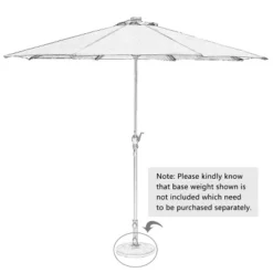 Costway 10FT Patio Solar Umbrella LED Patio Market Steel Tilt W/Crank Outdoor OrangeBlue New -Costway GUEST eea0b24b 11e4 4dc8 858f 54f43f28c409