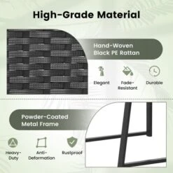 Costway 3pcs Patio Furniture Set Heavy Duty Cushioned Wicker Rattan Chairs Table Outdoor 12 Costway 3pcs Patio Furniture Set Heavy Duty Cushioned Wicker Rattan Chairs Table Outdoor -Costway GUEST f0eaf96e 69e0 449f a457 bd699de45352