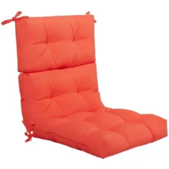 Costway 22''x44'' High Back Chair Cushion Patio Seating Pad BlueGrayOrangeRed&Orange -Costway GUEST f0ecbd4e eb3c 453e b2ad 64172004a1e2