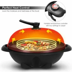 Costway Electric BBQ Grill 1350W Non-stick 4 Temperature Setting Outdoor Garden Camping -Costway GUEST f384d14d 7c60 4c61 b28e c831372d327a