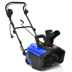 15Amp Corded Snow Blower W/ 180°Chute Rotation & 2 Transport Wheels RedBlue -Costway GUEST f5335f72 2a48 4e70 b28c 60830f72cd82
