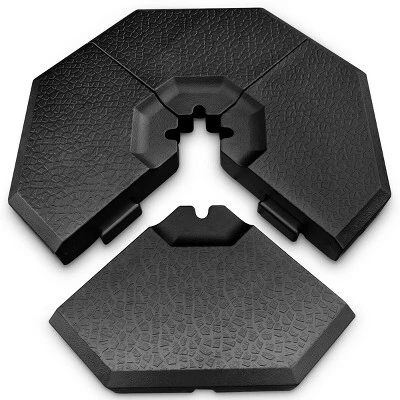 Costway 4PCS Patio Cantilever Offset Umbrella Weights Base Plate Set 8 Costway 4PCS Patio Cantilever Offset Umbrella Weights Base Plate Set - Image 8