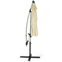 Costway 10ft Patio Offset Umbrella W/ Crank And Cross Base Aluminum 20 Costway 10ft Patio Offset Umbrella W/ Crank And Cross Base Aluminum -Costway GUEST fd6919a7 4b92 438e 8426 fabb08e0f206