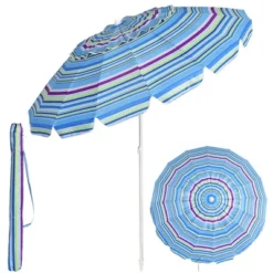 Costway 8 FT Beach Umbrella Outdoor Tilt Sunshade Sand Anchor W/Carry Bag -Costway GUEST fedad1df 0f0a 4ba8 8e03 350976b1e9e1